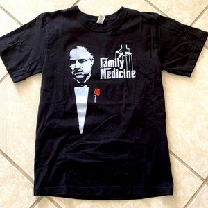 The Godfather T-shirt Welcome to the Family. Size XS Small